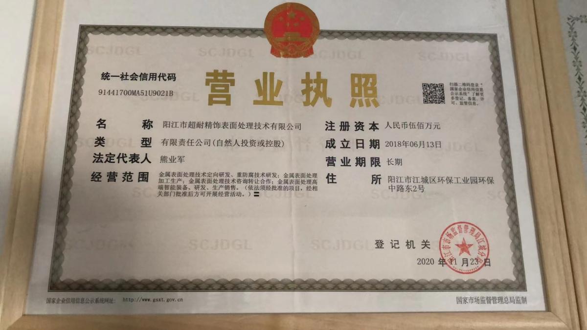 营业执照